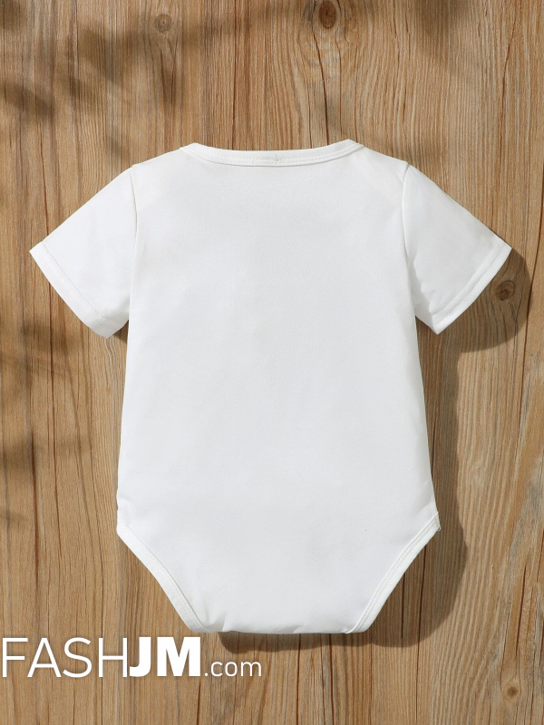  Baby Boy / Girl Slogan Graphic Bodysuit image1