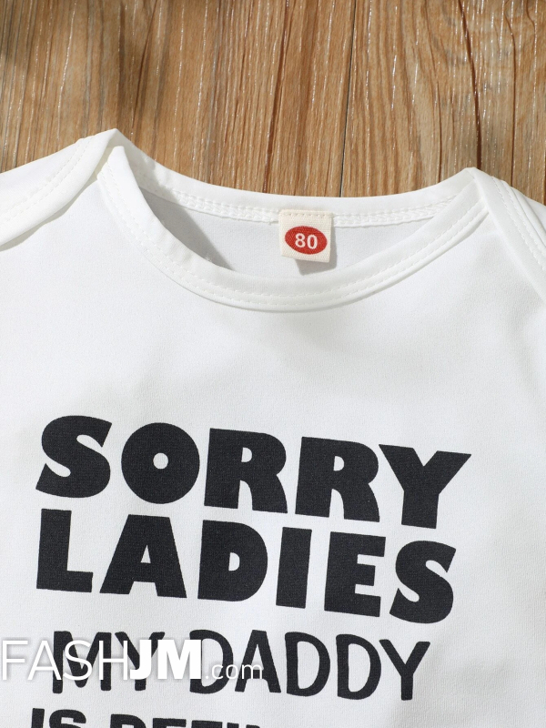  Baby Boy / Girl Slogan Graphic Bodysuit image2