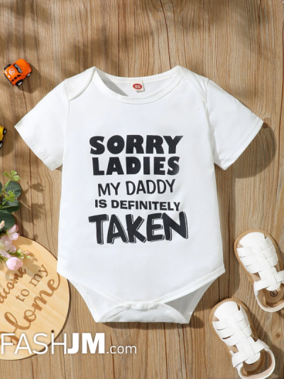 Baby Boy / Girl Slogan Graphic Bodysuit