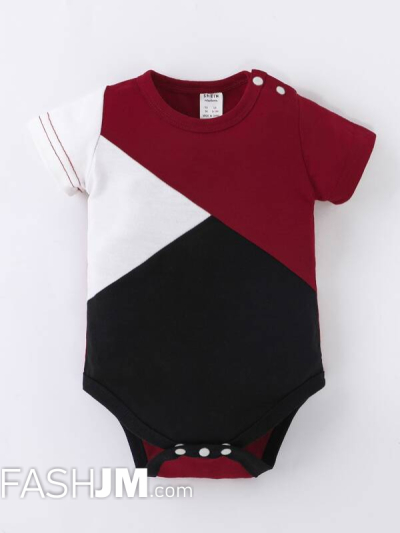 Baby Boy Cut And Sew Tee Bodysuit