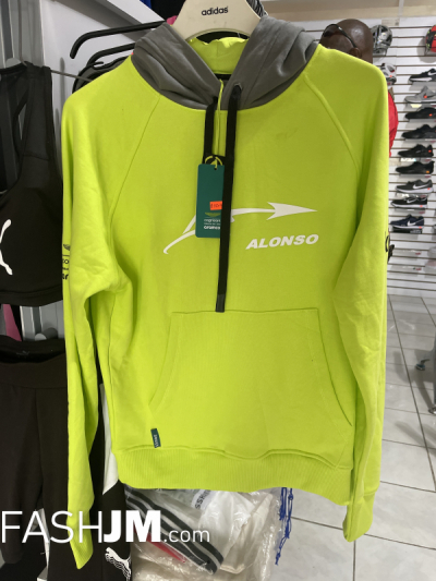 Alonso Kimoa Hoodie Lime Green