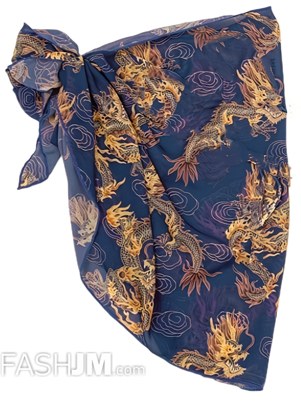  3-Pieces Dragon Print Bikini Sets image2