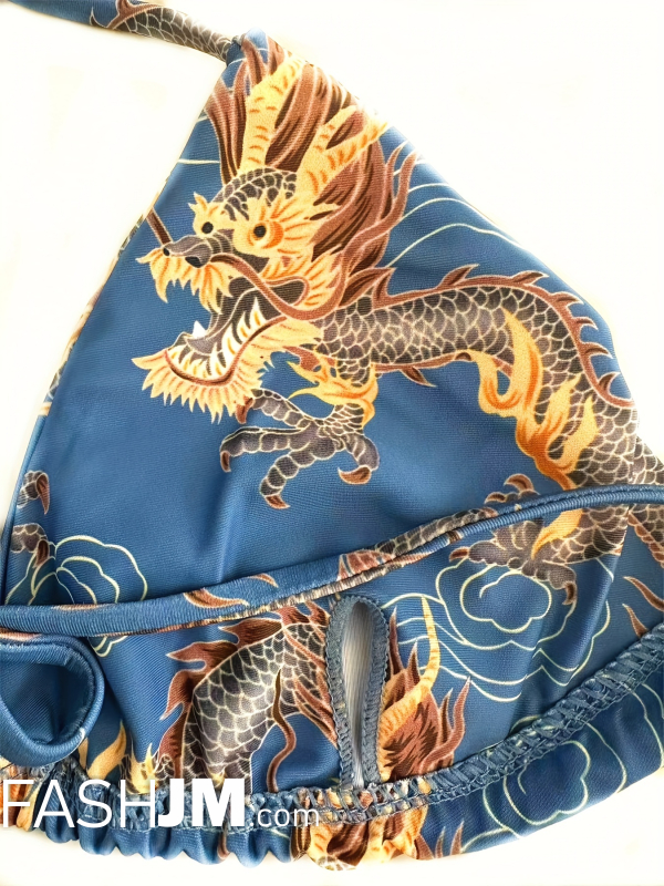 3-Pieces Dragon Print Bikini Sets image3