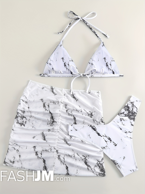  3-piece Tie Dye Bikini Sets image2