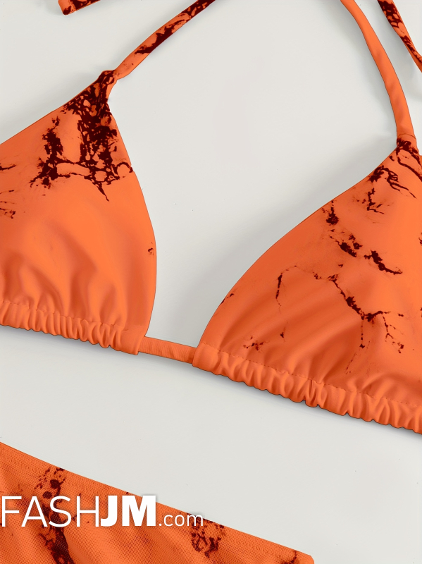  3-piece Tie Dye Bikini Sets image1