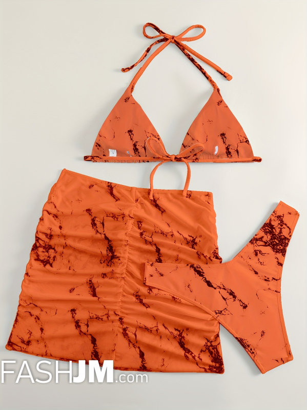  3-piece Tie Dye Bikini Sets image2
