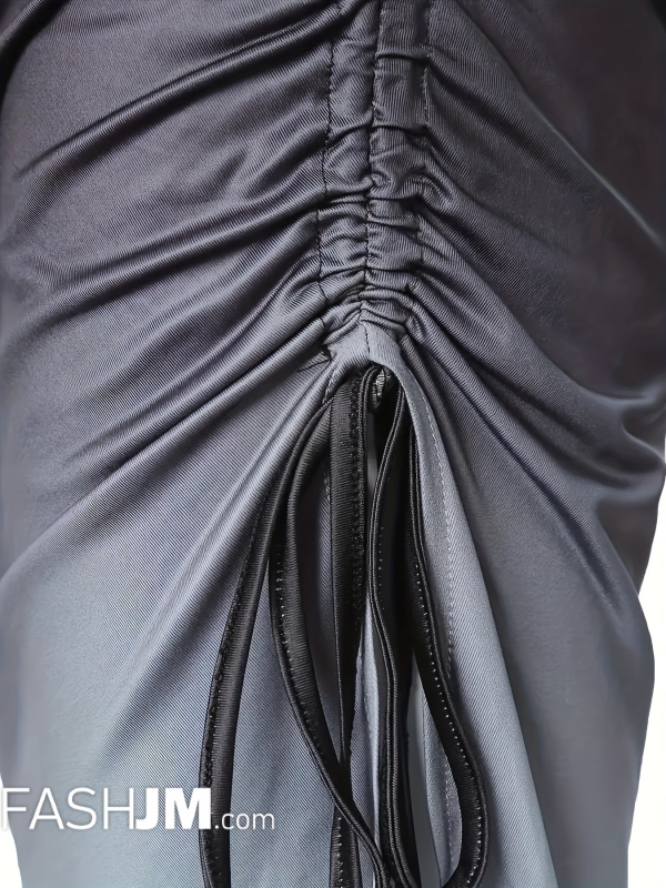  Nope Not Today Drawstring Dress image2