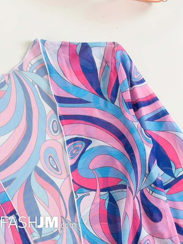  Violeta 3-Pieces Geometric Print Bikini Sets image1