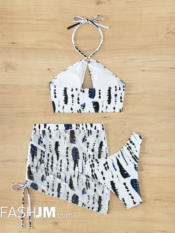  3-Pieces Tie Dye Bikini Sets image1