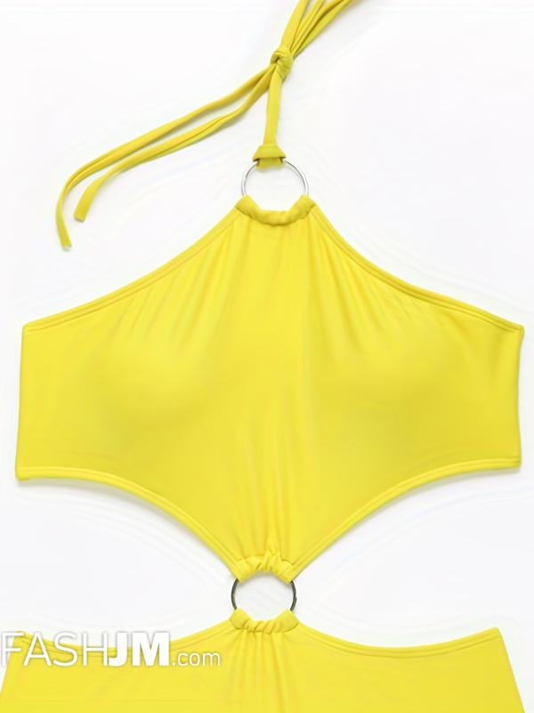  Ring-Linked One Piece Swimsuit image4