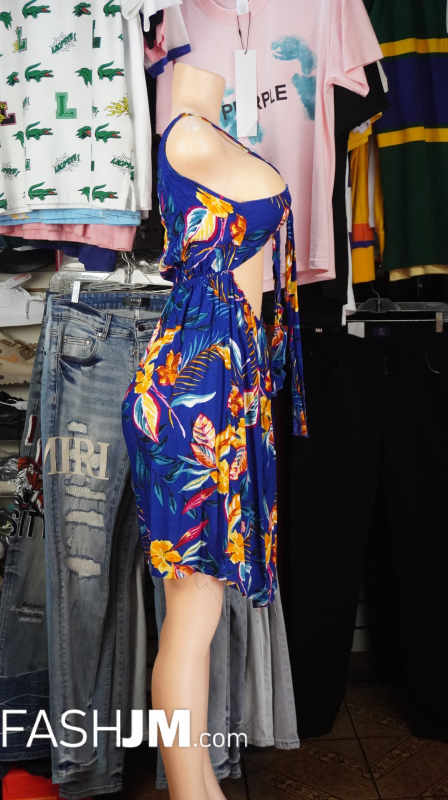  Blue Floral Dress image1