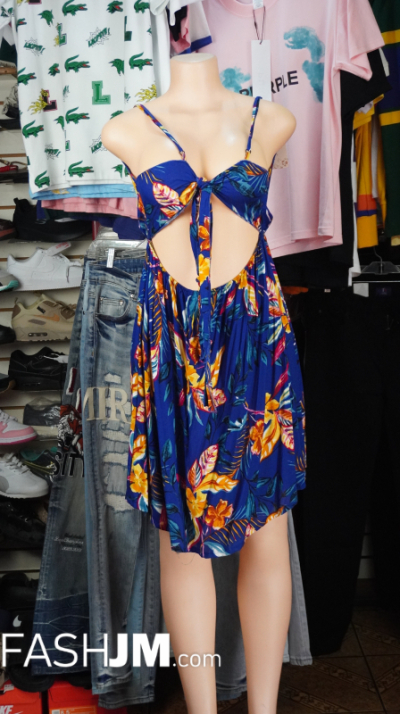 Blue Floral Dress