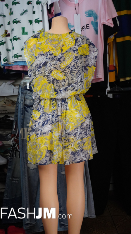  Yellow Floral Dress image1