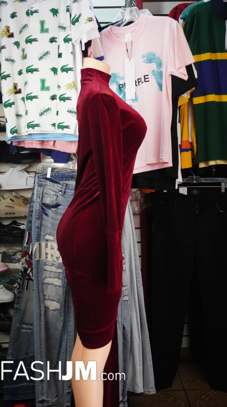  Burgandy Dress image1