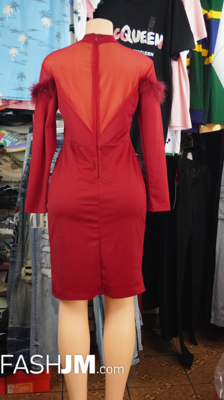  Burgundy Dress image1