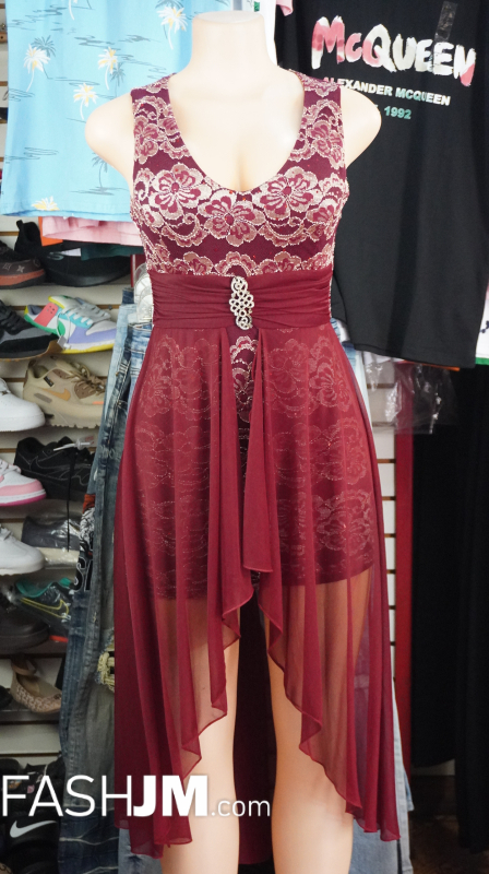  Burgundy Dress image0