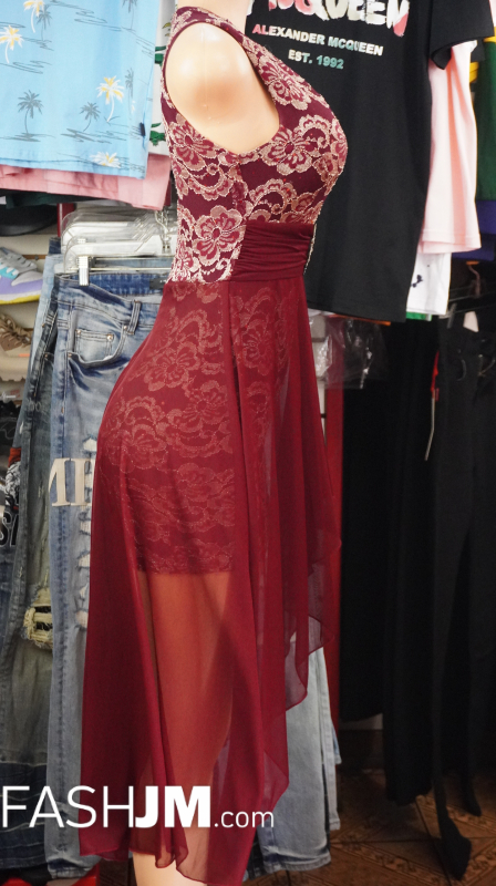  Burgundy Dress image1