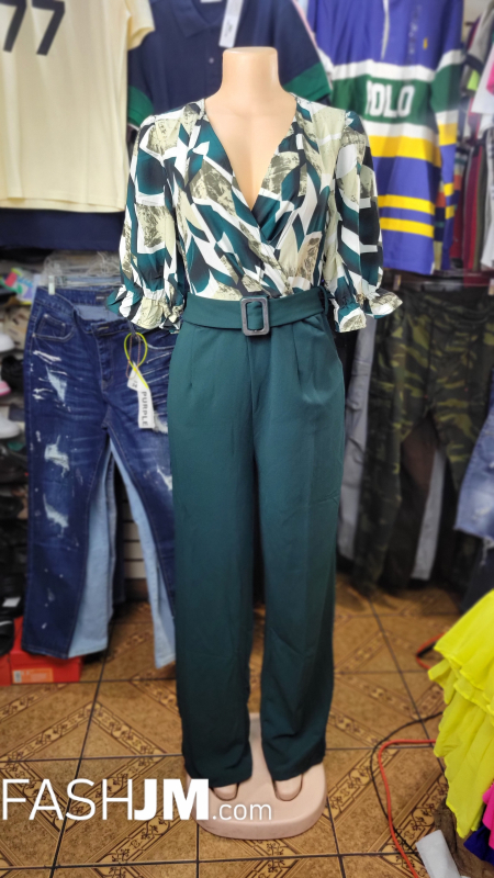  Green Pants Suit Palaza image3
