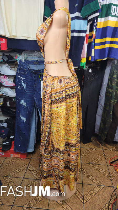  Gold Brown Dress image1