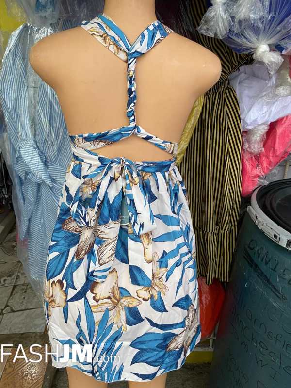  Blue Floral Dress image1