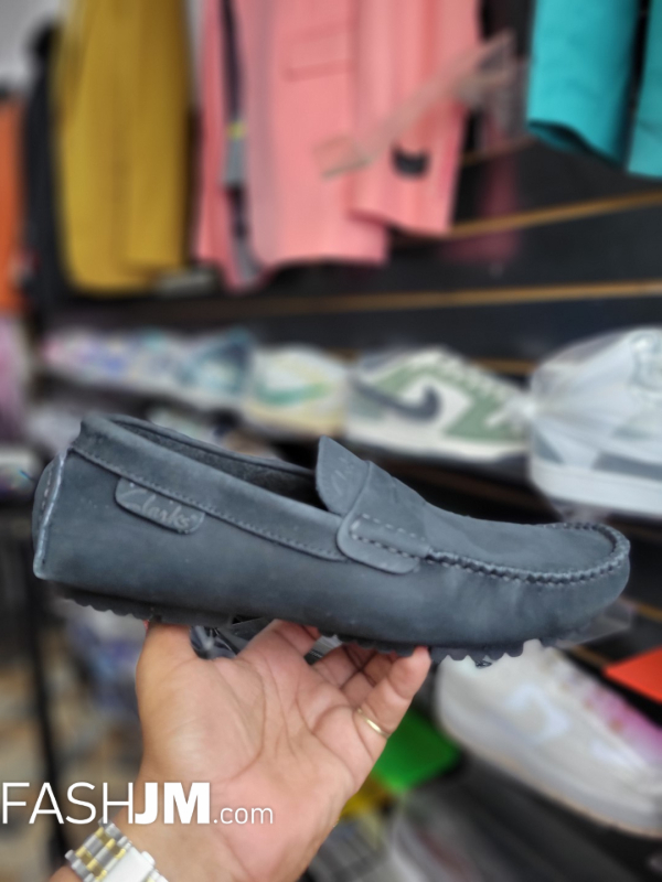  Black Clarks Loafers Shoes image1