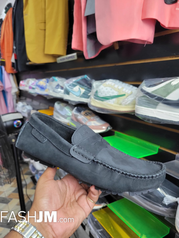  Black Clarks Loafers Shoes image2