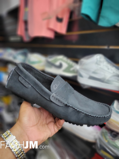 Black Clarks Loafers Shoes